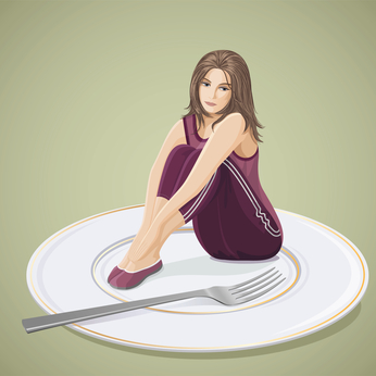 Cuando dejar de comer es Anorexia
