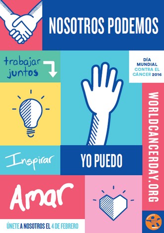 poster contra el cáncer de la OMS prevenir el cáncer